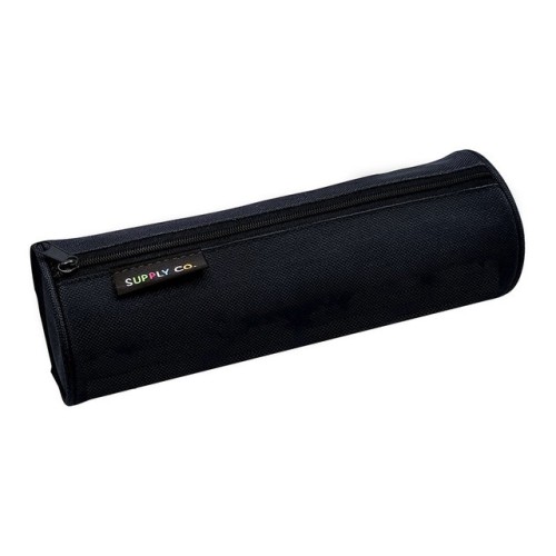 Supply Co Recycled Pencil Case Tube Black 21x8cm Supply Co Recycled Pencil Case Tube Black 21x8cm