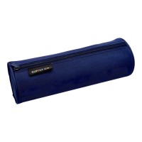 Recycled Pencil Case Tube Navy 21x8cm