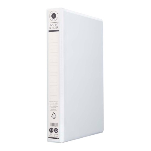 OSC Insert Binder A4 2D 25mm White OSC Insert Binder A4 2D 25mm White