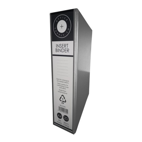 OSC Insert Binder A4 2D 50mm Black OSC Insert Binder A4 2D 50mm Black