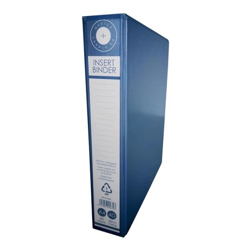 OSC Insert Binder A4 4D 38mm Blue OSC Insert Binder A4 4D 38mm Blue