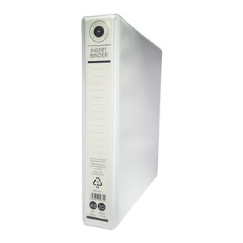 OSC Insert Binder 2D 25mm White 200 Sheets A5 OSC Insert Binder 2D 25mm White 200 Sheets A5
