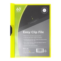 Clip Easy File A4 Green 60 Sheet