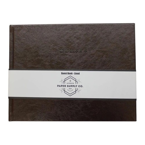 OSC Citta Guest Book Vintage Brown OSC Citta Guest Book Vintage Brown