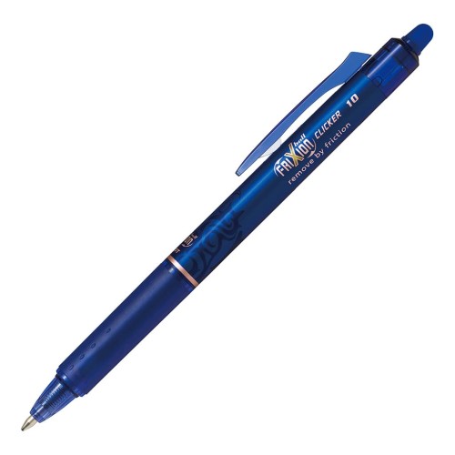 12-Pack Pilot Frixion Clicker Erasable Pen Broad Blue 12-Pack Pilot Frixion Clicker Erasable Pen Broad Blue