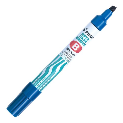 Pilot SCA B Permanent Blue Chisel Tip Marker Pilot SCA B Permanent Blue Chisel Tip Marker