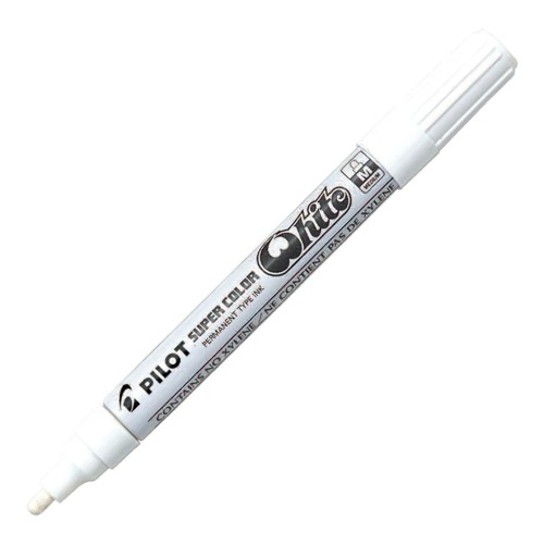 Pilot Super Colour Medium White Paint Marker Pilot Super Colour Medium White Paint Marker