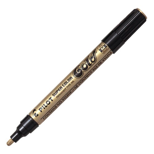 Pilot Super Colour Medium Gold Paint Marker Pilot Super Colour Medium Gold Paint Marker
