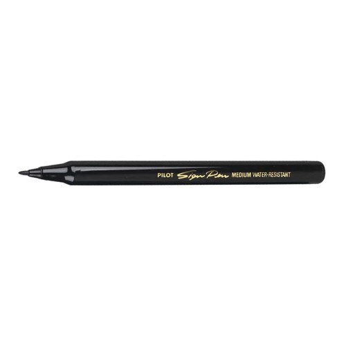 12-Pack Pilot Sign Pen 6.0mm Black 12-Pack Pilot Sign Pen 6.0mm Black