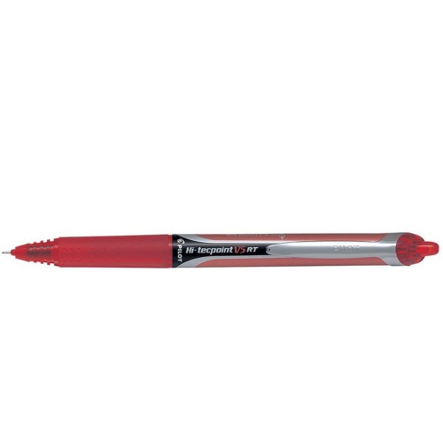12-Pack Pilot Hi-Tecpoint V5RT Retractable Extra Fine Red Pen 12-Pack Pilot Hi-Tecpoint V5RT Retractable Extra Fine Red Pen