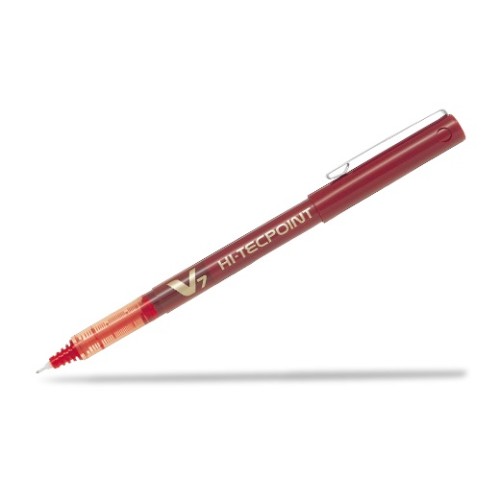 12-Pack Pilot Hi-Tecpoint V7 Fine Red Pen 12-Pack Pilot Hi-Tecpoint V7 Fine Red Pen