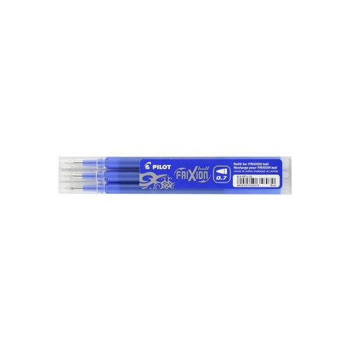 Pilot Frixion Ball Erasable Blue Gel Pen Refill 3 Pack BLS-FR7-L-S3P Pilot Frixion Ball Erasable Blue Gel Pen Refill 3 Pack BLS-FR7-L-S3P