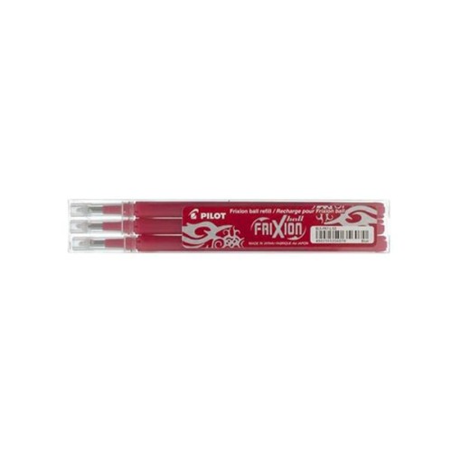 Pilot Frixion Ball Erasable Red Gel Pen Refill 3 Pack- BLS-FR7-R-S3 Pilot Frixion Ball Erasable Red Gel Pen Refill 3 Pack- BLS-FR7-R-S3