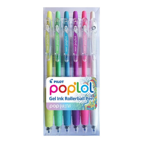 Pilot Poplol Pastel Colour Pen - 6 Pack Pilot Poplol Pastel Colour Pen - 6 Pack