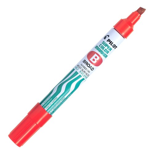 Pilot SCA B Permanent Red Chisel Tip Marker