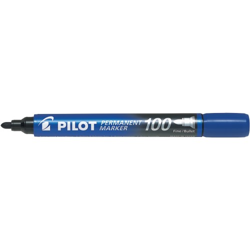 12-Pack Pilot SCA 100 Permanent Blue Bullet Tip Marker 12-Pack Pilot SCA 100 Permanent Blue Bullet Tip Marker