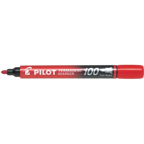 12-Pack Pilot SCA 100 Permanent Red Bullet Tip Marker 12-Pack Pilot SCA 100 Permanent Red Bullet Tip Marker
