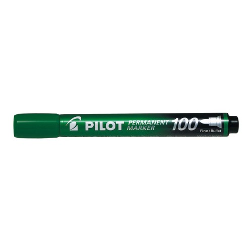 12-Pack Pilot SCA 100 Permanent Green Bullet Tip Marker 12-Pack Pilot SCA 100 Permanent Green Bullet Tip Marker