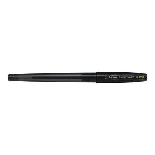 12-Pack Pilot Super Grip G Black Cap Pen Medium 12-Pack Pilot Super Grip G Black Cap Pen Medium