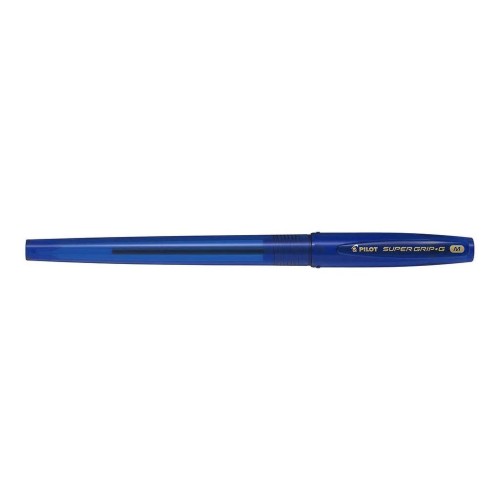 12-Pack Pilot Super Grip G Blue Cap Pen Medium 12-Pack Pilot Super Grip G Blue Cap Pen Medium