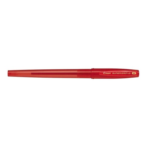 12-Pack Pilot Super Grip G Red Cap Pen Medium 12-Pack Pilot Super Grip G Red Cap Pen Medium
