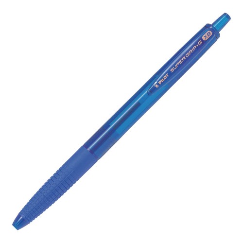 12-Pack Pilot Super Grip G RT Ballpoint Extra Broad Blue 12-Pack Pilot Super Grip G RT Ballpoint Extra Broad Blue