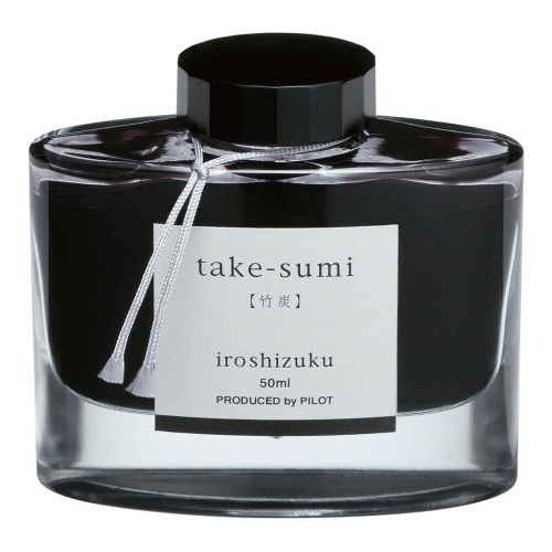 Pilot Iroshizuku Ink 50ml - Bamboo Charcoal, Take-sumi (INK-50-TAK)