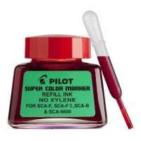 Pilot Super Colour Permanent Marker Refill Red 30ml (SCA-RF-R)