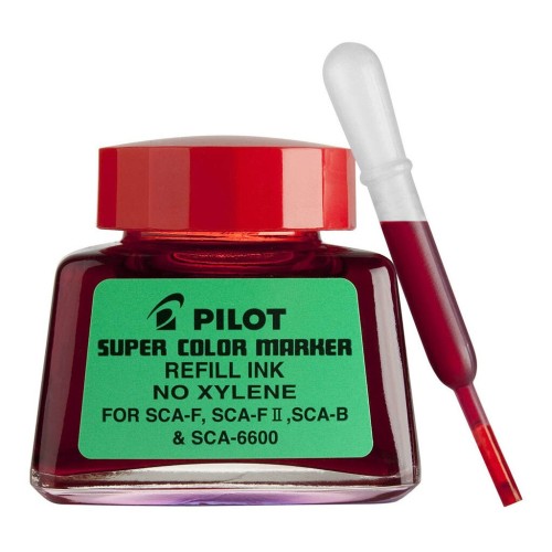 Pilot SCA-RF-R Refill Ink 30Ml Super Colour Red Pilot SCA-RF-R Refill Ink 30Ml Super Colour Red