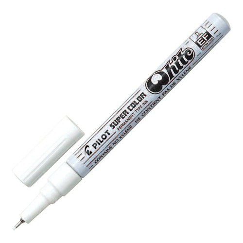 Pilot Super Colour Extra Fine White Paint Marker Pilot Super Colour Extra Fine White Paint Marker