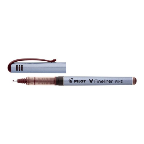 12-Pack Pilot V-Fineliner Fine Point Brown Pen 12-Pack Pilot V-Fineliner Fine Point Brown Pen