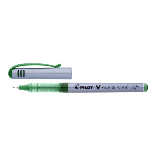 12-Pack Pilot V-Razor Point Green Extra Fine Pen 12-Pack Pilot V-Razor Point Green Extra Fine Pen