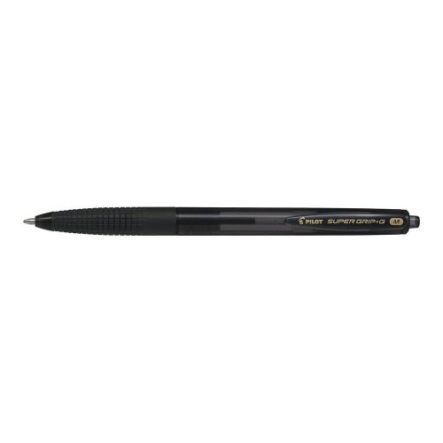 12-Pack Pilot Super Grip G Black Retractable Pen Medium 12-Pack Pilot Super Grip G Black Retractable Pen Medium