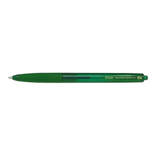 12-Pack Pilot Super Grip G Green Retractable Pen Medium 12-Pack Pilot Super Grip G Green Retractable Pen Medium