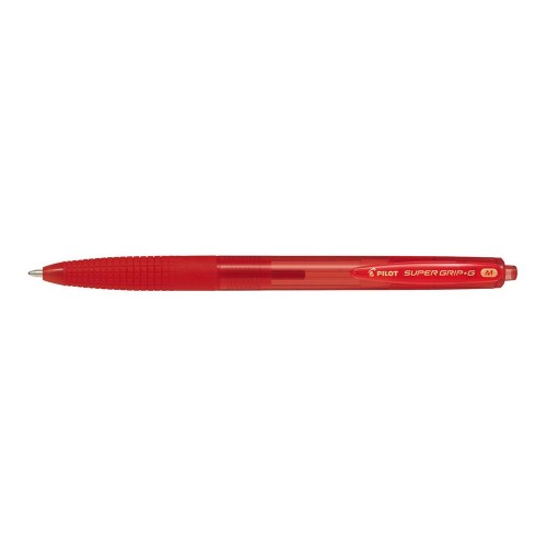 12-Pack Pilot Super Grip G Red Retractable Pen Medium