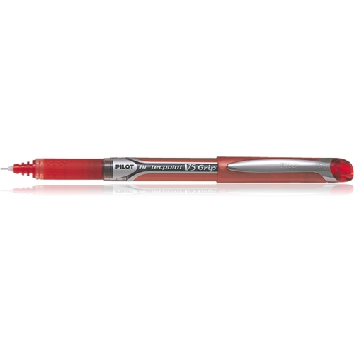 12-Pack Pilot Hi-Tecpoint V5 Grip Extra Fine Red Pen 12-Pack Pilot Hi-Tecpoint V5 Grip Extra Fine Red Pen