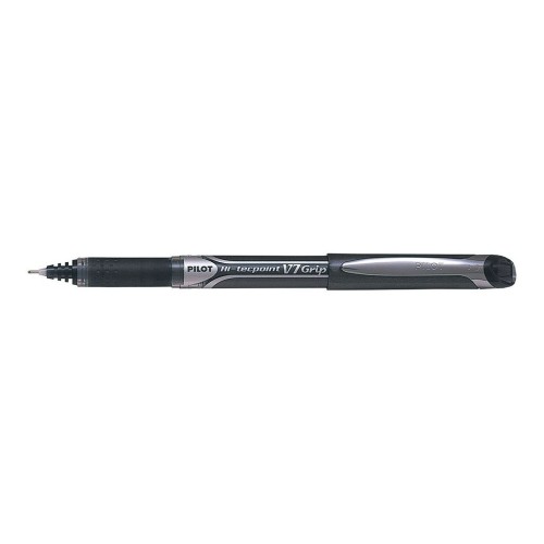 12-Pack Pilot Hi-Tecpoint V7 Grip Fine Black Pen