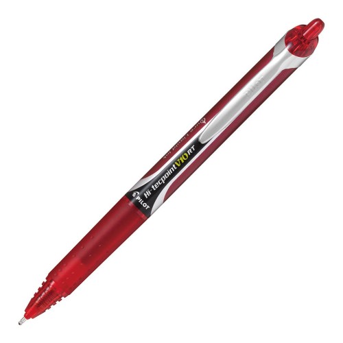 12-Pack Pilot Hi-Tecpoint V10RT Rollerball Broad Red BXRT-V10-R 12-Pack Pilot Hi-Tecpoint V10RT Rollerball Broad Red BXRT-V10-R