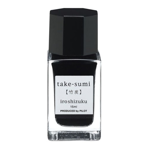 Pilot Iroshizuku Ink 15ml - Bamboo Charcoal, Take-sumi Pilot Iroshizuku Ink 15ml - Bamboo Charcoal, Take-sumi