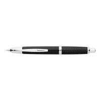 Pilot Capless Splash Black Fountain Pen Medium (FC-1500RRRK-M-B)