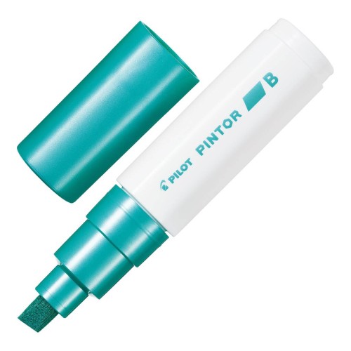 6-Pack Pintor Metallic Green Broad Marker Pilot SW-PT-B-MG 6-Pack Pintor Metallic Green Broad Marker Pilot SW-PT-B-MG