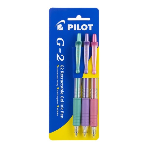 3-Pack Pilot G2 Gel Fine Metallic GVP 3-Pack Pilot G2 Gel Fine Metallic GVP