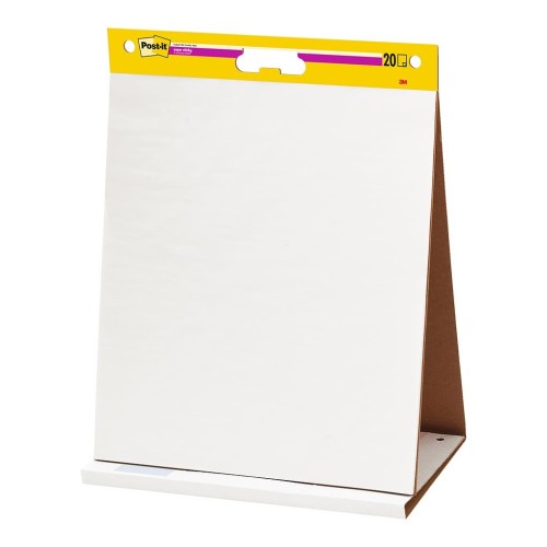 Post-it Tabletop Easel Pad 563 - 508mm x 584mm White 6 x 20 Sheets Post-it Tabletop Easel Pad 563 - 508mm x 584mm White 6 x 20 Sheets