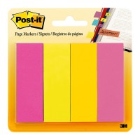 4-Pack Post-it Page Markers 671-4AU 22x73mm Assorted