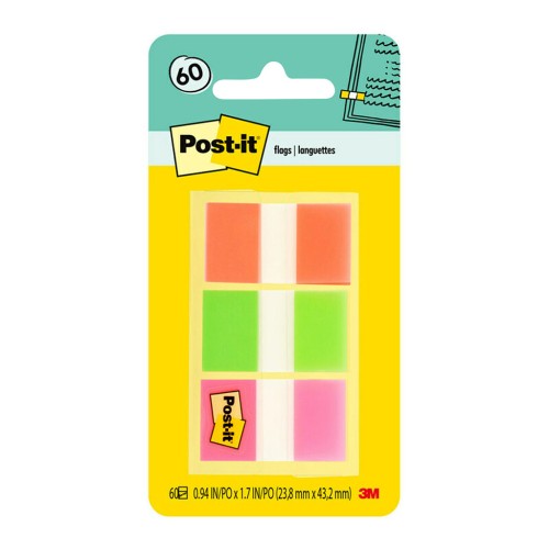 Post-it Flags 680-OLP Assorted Highlighting Colour 60 Pack Post-it Flags 680-OLP Assorted Highlighting Colour 60 Pack