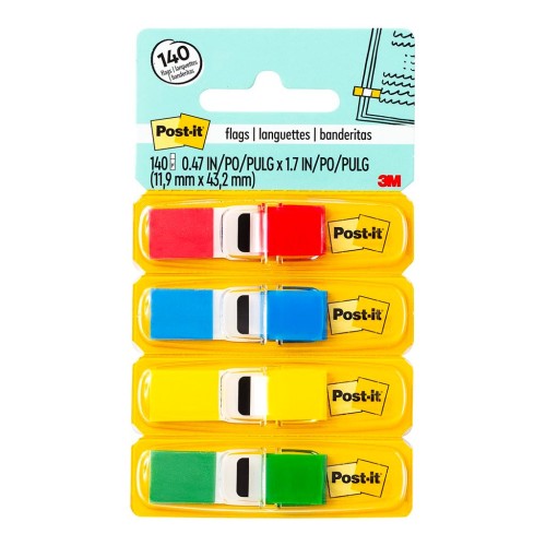 Post-it Flags 683-4 Mini 12x43mm 140 pack Post-it Flags 683-4 Mini 12x43mm 140 pack