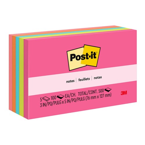 5-Pack Post-it Notes 655-5PK 76x127mm Poptimistic (Cape Town) 5-Pack Post-it Notes 655-5PK 76x127mm Poptimistic (Cape Town)