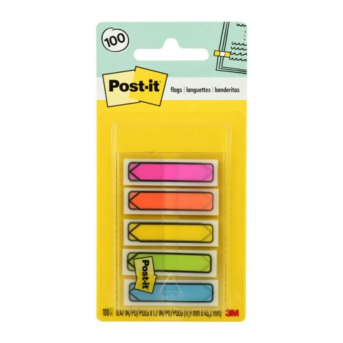 Post-it Flags 684-ARR2 Arrow Bright Colours 12mm x 43mm