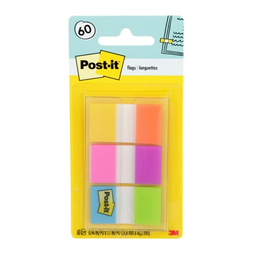 Post-it Flags 680-EG-ALT Alternating Colours 25mm 60 Pack Post-it Flags 680-EG-ALT Alternating Colours 25mm 60 Pack