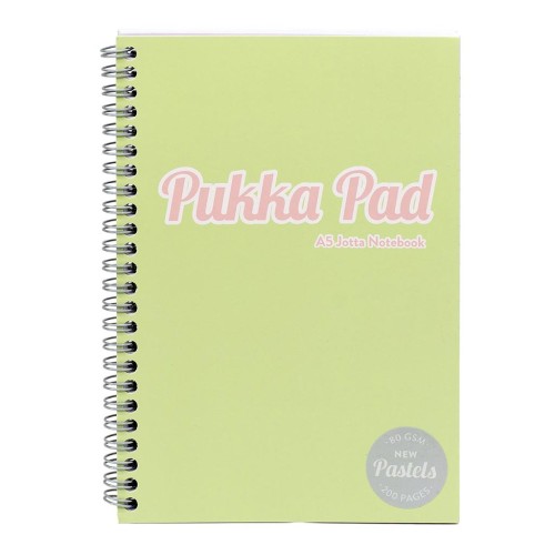 Pukka Pastel Jotta Notebook A5 Green Pukka Pastel Jotta Notebook A5 Green